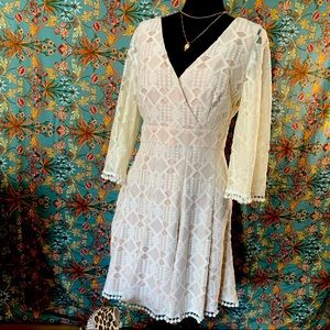 Cream dress, perfect for MOB OR MIL wedding dress